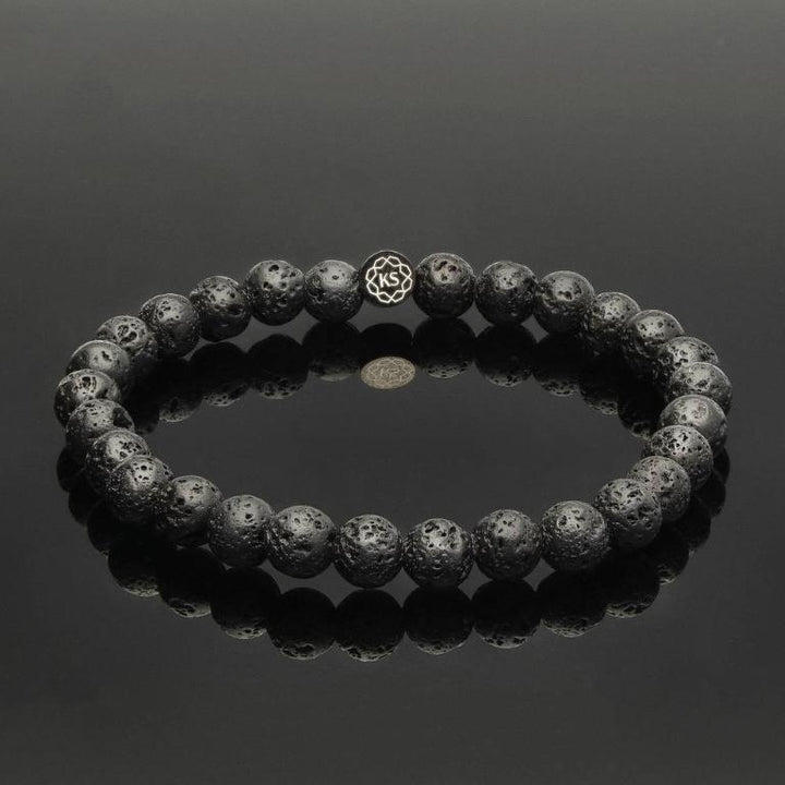 Unisex SkyFlex-Armband aus Lavastein