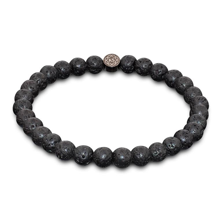 Unisex Armband aus Lavastein
