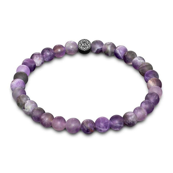 Damen SkyFlex-Armband aus Chevron Amethyst in 6mm