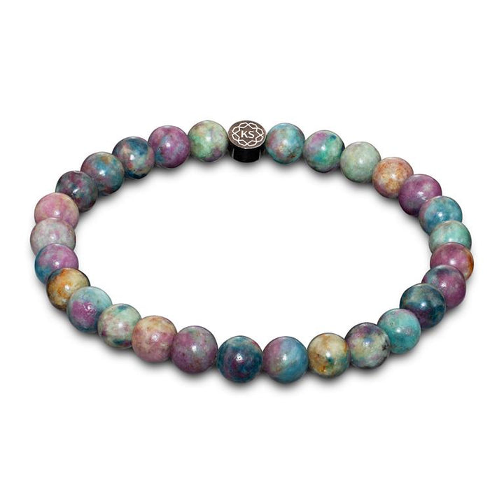 Damen SkyFlex-Armband aus Rubin-Fuchsit in 6mm