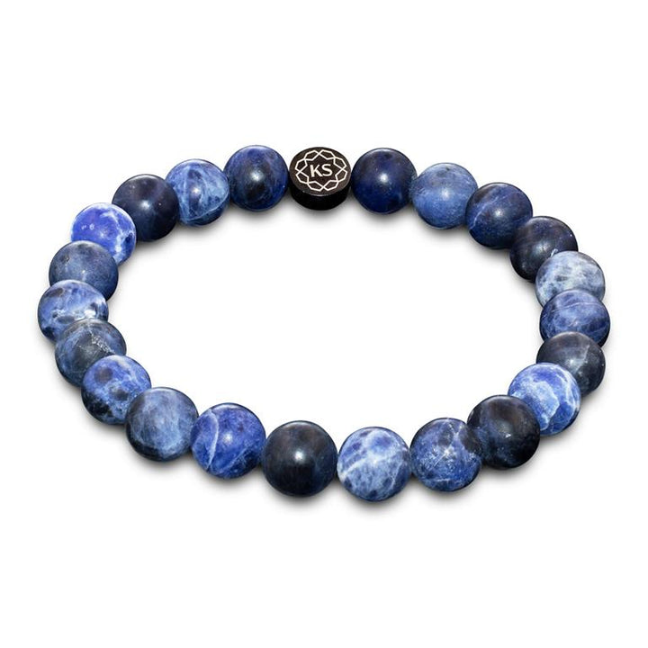 SkyFlex-Armband aus mattem Sodalith